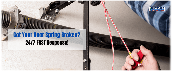 Broken Garage Door Spring Repair Glendale CA (818) 839-4813